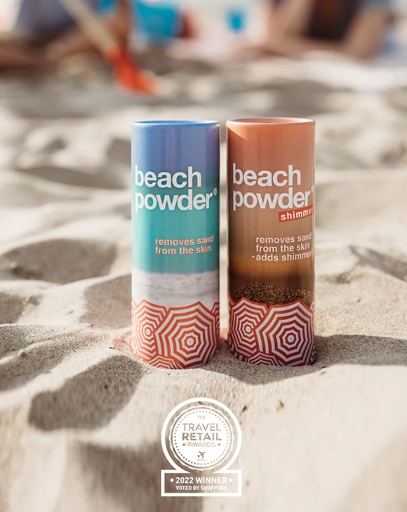 Winner - Beach Powder <br>
<span>Best Travel Accessory
Frontier Award 2022</span>