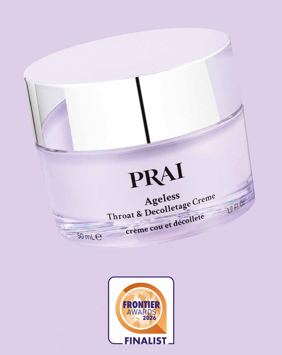 Finalist - PRAI Ageless Upper Arm Crème<br>
<span>Best Skincare, Haircare Bath & Body Product</span>